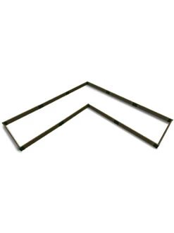 L-Shaped Composite Raised Bed, 12'x12' With 1" Boards -Plants And Accessories Shop 8611162 02v l shaped raised garden beds 12 x 12 with 1 inch boards uptown brown