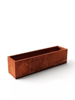 Veradek Metallic Series Corten Steel Window Box Planter, 36" -Plants And Accessories Shop 8611609 05V tif