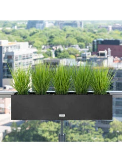 Veradek Metallic Series Railing Planters -Plants And Accessories Shop 8611610 05v