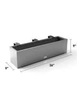 Veradek Metallic Series Railing Planters -Plants And Accessories Shop 8611610 19v