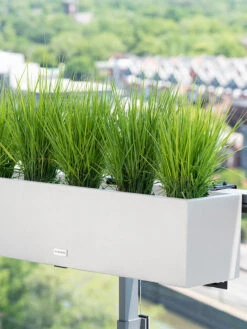 Veradek Metallic Series Railing Planters -Plants And Accessories Shop 8611610 22v veradek metallic series railing planter