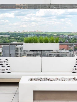 Veradek Metallic Series Railing Planters -Plants And Accessories Shop 8611612 27v