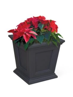 Fairfield Self-Watering Square Planter, 16” X 16” -Plants And Accessories Shop 8611695 13V tif
