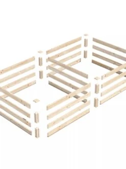 Pine Raised Garden Beds, 4'x8' -Plants And Accessories Shop 8612238 01V jpg