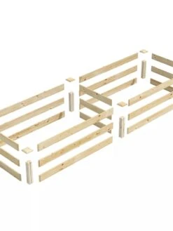 Pine Raised Garden Bed, 2' X 8' 11 Pine Raised Garden Bed, 2' X 8' -Plants And Accessories Shop 8612244 01V jpg