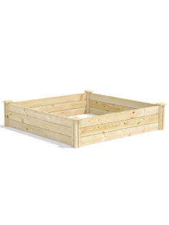 Pine Raised Garden Beds, 4'x4' 15 Pine Raised Garden Beds, 4'x4' -Plants And Accessories Shop 8612250 03v