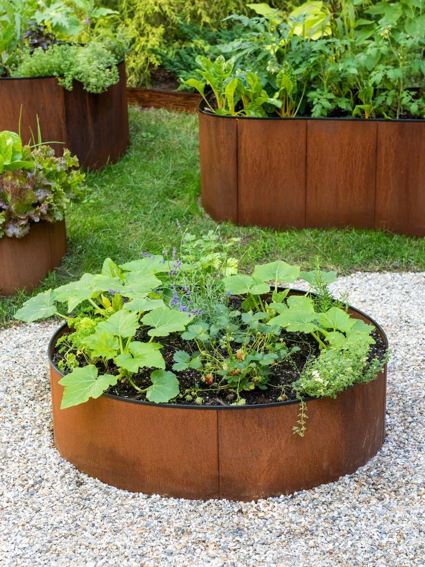Birdies™ Corten Steel Round Raised Beds 6 Birdies™ Corten Steel Round Raised Beds - Image 4