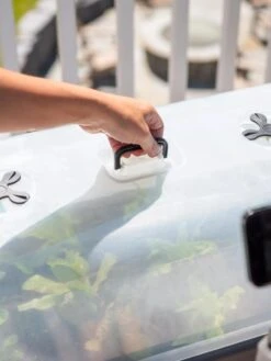 Self-Watering Standing Salad Planter With Cloche -Plants And Accessories Shop 8612702 2036 tif