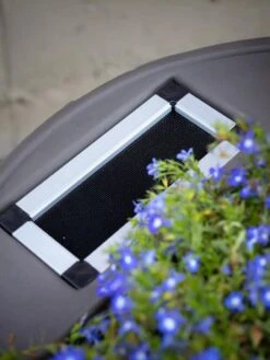 Round Rain Barrel With Planter, 35 Gallons -Plants And Accessories Shop 8612856BK 06V tif