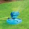 Aqua Joe® AJ-OSPR20 20-Nozzle Oscillating Sprinkler -Plants And Accessories Shop 8612868 01v aqua joe 20 nozzle oscillating sprinkler