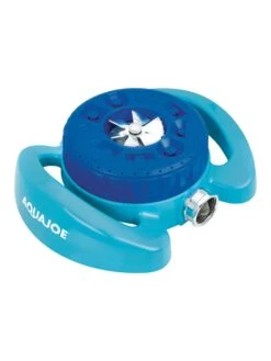 Aqua Joe® AJ-TSSBM Indestructible 9-Pattern Metal Turret Sprinkler -Plants And Accessories Shop 8612869 02v