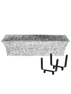 Achla Designs Handrail Flowerbox Bracket Kit For Rail -Plants And Accessories Shop 8612883 01v achla designs handrail flowerbox bracket kit for 2x4 inch rail