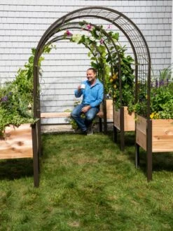 2’ X 4’ Arch Trellis For Planter Boxes -Plants And Accessories Shop 8612976 0549