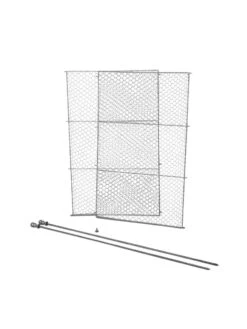 Tall Chicken Wire Critter Fence Extension Panel, Set Of 2 -Plants And Accessories Shop 8613262 6063 tall chicken wire critter fence extension panel set of 2 galvanized