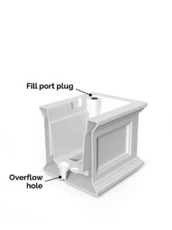 Fairfield Self-Watering Window Box, 2’ 18 Fairfield Self-Watering Window Box, 2’ -Plants And Accessories Shop 8613268 04V tif