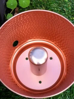 Hammered Copper Hose Pot With Lid 18 Hammered Copper Hose Pot With Lid -Plants And Accessories Shop 8613311 0022