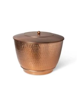 Hammered Copper Hose Pot With Lid 21 Hammered Copper Hose Pot With Lid -Plants And Accessories Shop 8613311 5815