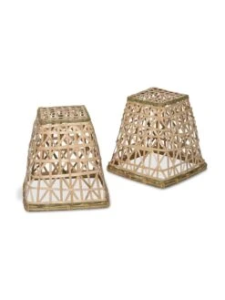 Bamboo Cloche, Set Of 2 21 Bamboo Cloche, Set Of 2 -Plants And Accessories Shop 8613351 4693