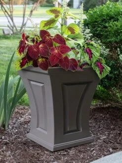 Cambridge Tall Planter, 18" Height -Plants And Accessories Shop 8613523 06V