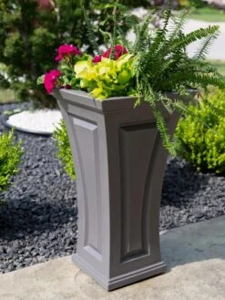 Cambridge Tall Planter, 28" Height -Plants And Accessories Shop 8613524 08V