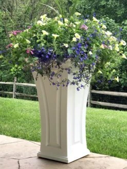 Cambridge Tall Planter, 28" Height -Plants And Accessories Shop 8613524 13V