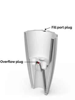 Sedona Tall Planter, 28" Height -Plants And Accessories Shop 8613525 08V