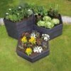 Modular Hexagon Raised Bed Kit, 21.5" -Plants And Accessories Shop 8614244 04V