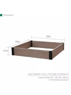 Essential Raised Garden Bed 7 Essential Raised Garden Bed -Plants And Accessories Shop 8614253 03V 3 4