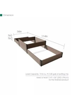 Terraced Triple Garden Bed -Plants And Accessories Shop 8614257 01V 3 4