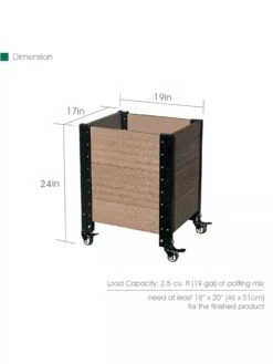 Mobile Deep Root Corner Planter -Plants And Accessories Shop 8614266 04V 3 4